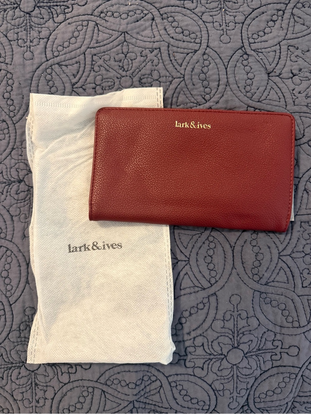 lark & ives Burgundy Wallet